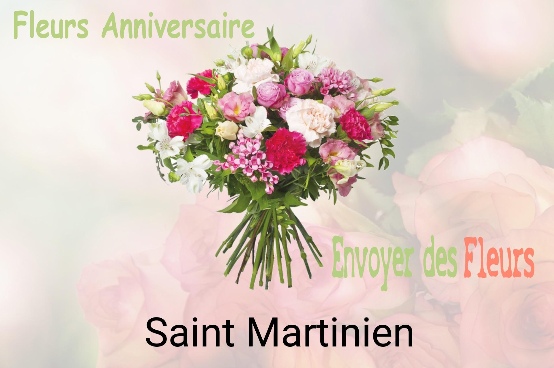 Bouquet de fleurs d’anniversaire livré à Saint-Martinien