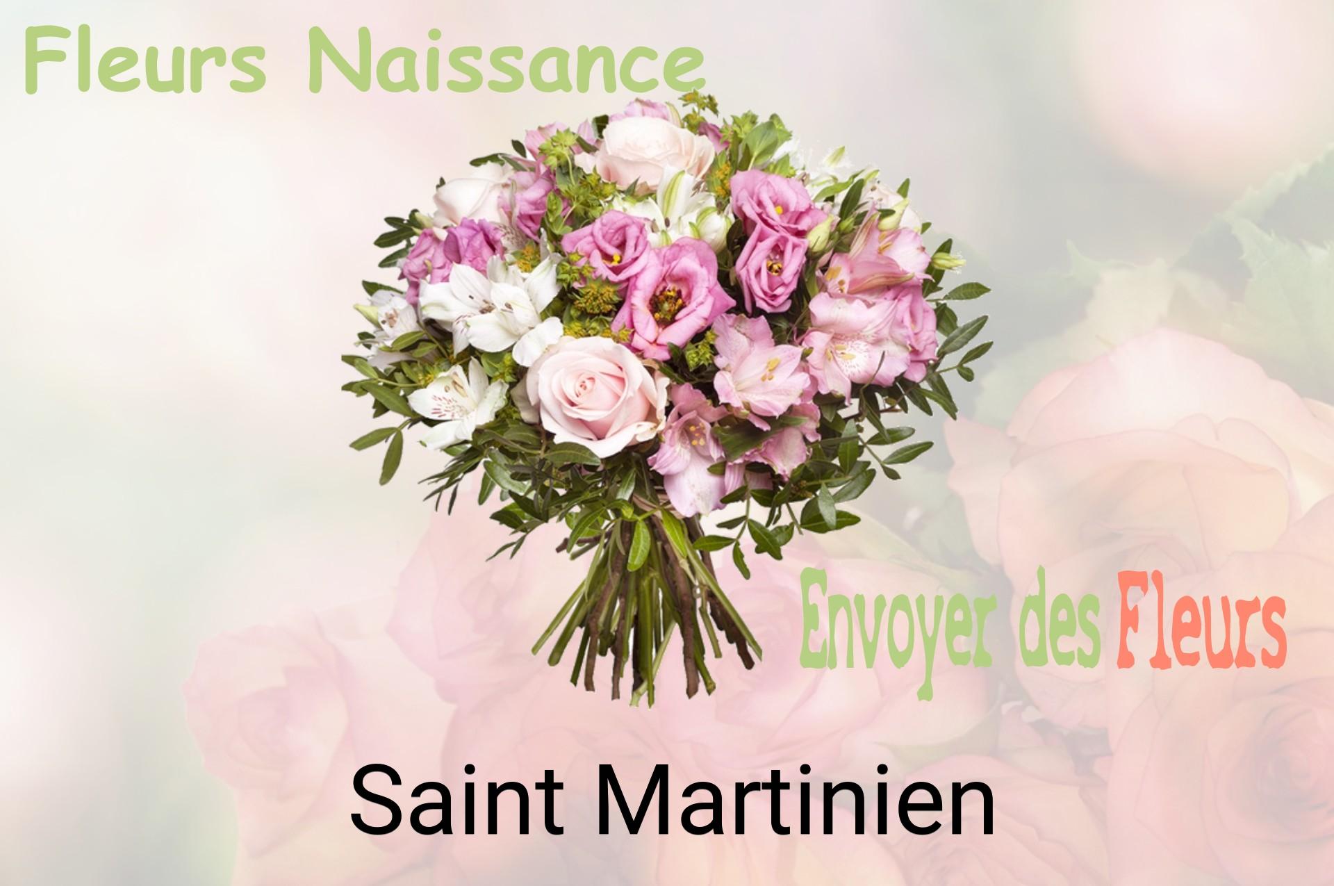 Bouquet de fleurs de naissance livré à Saint-Martinien